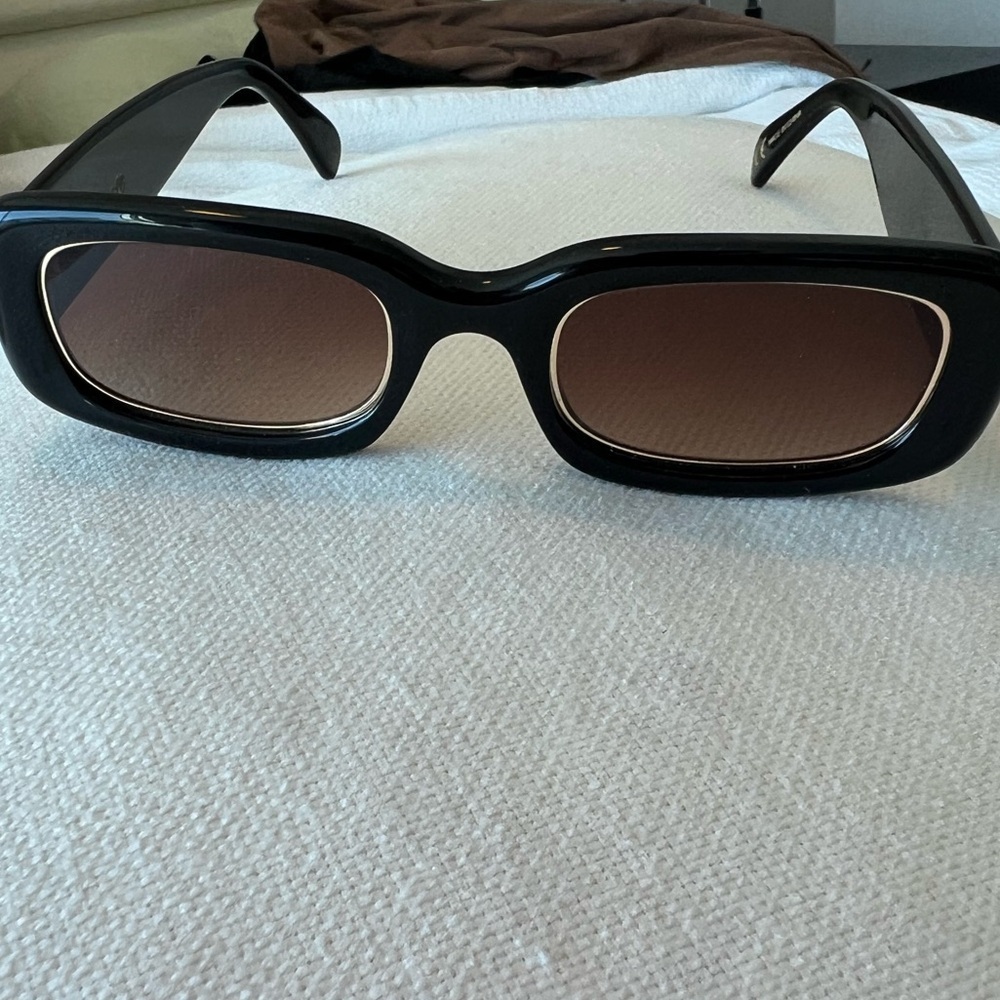 Madewell Baymont Square Sunglasses: Metal Accent Edition - Picture 9 of 13
